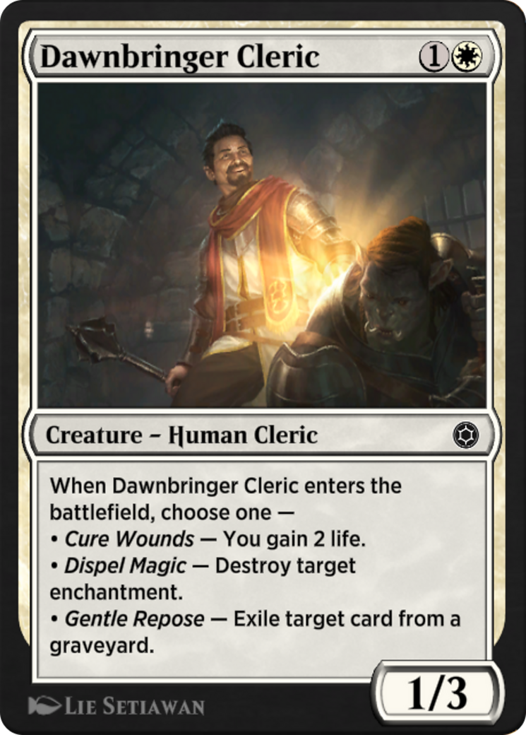 Image of Dawnbringer Cleric (HBG-087) - Alchemy Horizons: Baldur's Gate