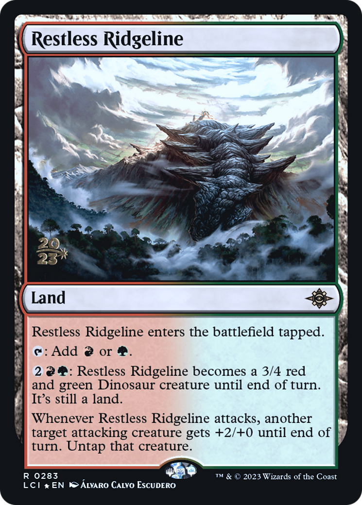 Image of Restless Ridgeline (PRE-283) - The Lost Caverns of Ixalan Promos Foil
