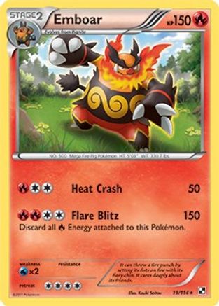 Image of Emboar 019/114  Deck Exclusives - Rare