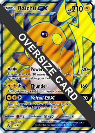 Image of Raichu GX SM90  - Holofoil Jumbo Cards - Promo
