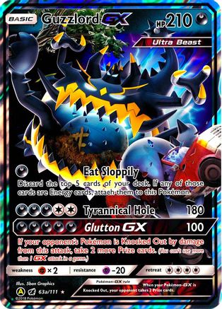 Image of Guzzlord GX 63a/111  - Holofoil Alternate Art Promos - Promo