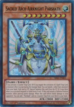 Image of Sacred Arch-Airknight Parshath (SR05-EN001) - Structure Deck: Wave of Light 1st Edition
