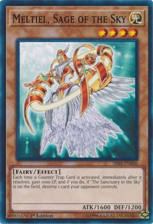 Image of Meltiel, Sage of the Sky (SR05-EN006) - Structure Deck: Wave of Light 1st Edition