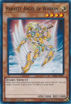 Image of Harvest Angel of Wisdom (SR05-EN007) - Structure Deck: Wave of Light 1st Edition