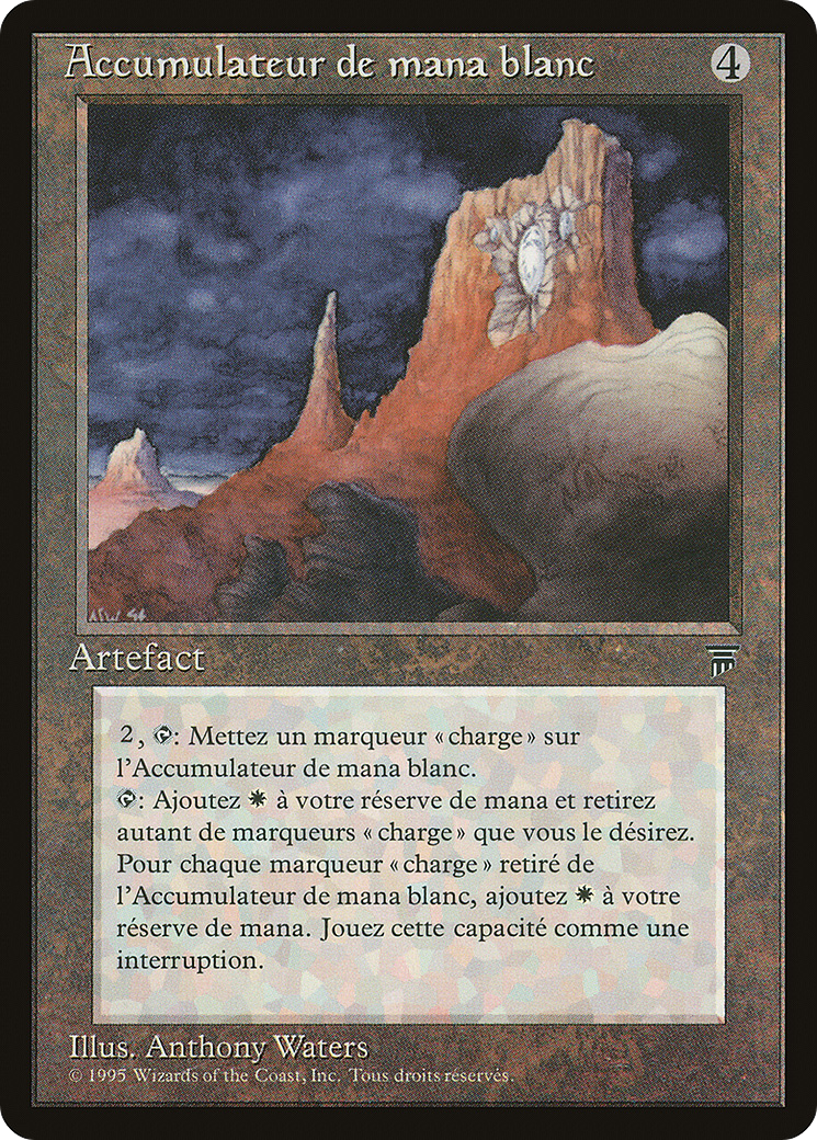 Image of White Mana Battery (French) - 