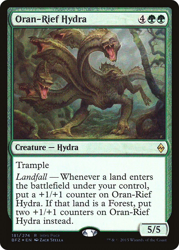 Image of Oran-Rief Hydra (UMP-181) - Battle for Zendikar Promos Foil