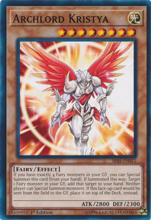 Image of Archlord Kristya (SR05-EN011) - Structure Deck: Wave of Light 1st Edition