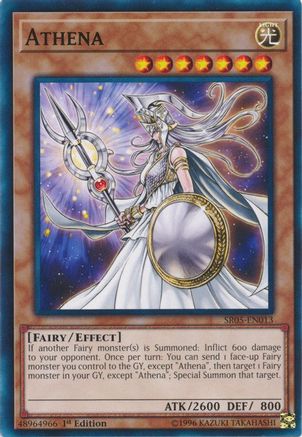 Image of Athena (SR05-EN013) - Structure Deck: Wave of Light 1st Edition