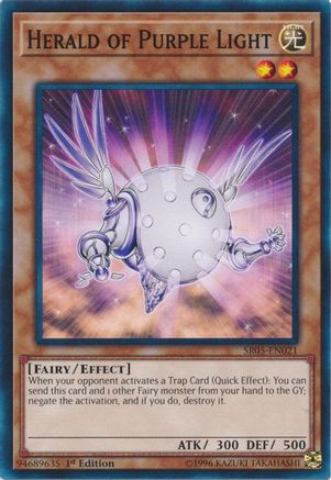 Image of Herald of Purple Light (SR05-EN021) - Structure Deck: Wave of Light 1st Edition