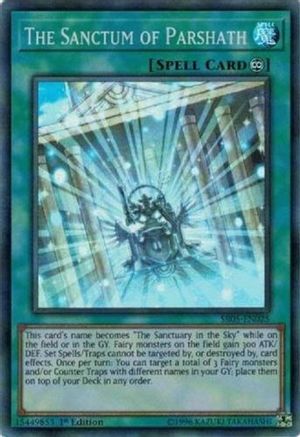 Image of The Sanctum of Parshath (SR05-EN025) - Structure Deck: Wave of Light 1st Edition