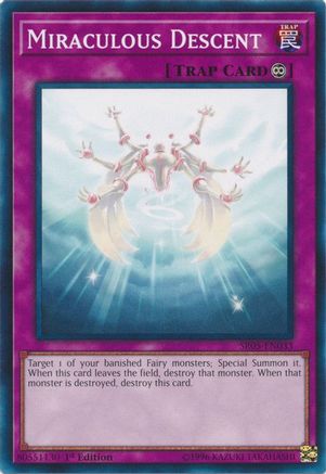 Image of Miraculous Descent (SR05-EN033) - Structure Deck: Wave of Light 1st Edition