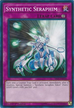 Image of Synthetic Seraphim (SR05-EN034) - Structure Deck: Wave of Light 1st Edition