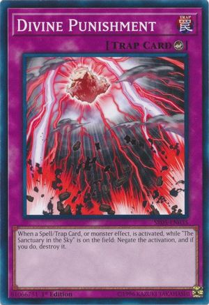 Image of Divine Punishment (SR05-EN035) - Structure Deck: Wave of Light 1st Edition