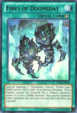 Image of Fires of Doomsday (Green) (DL15-EN014) - Duelist League Promo Unlimited