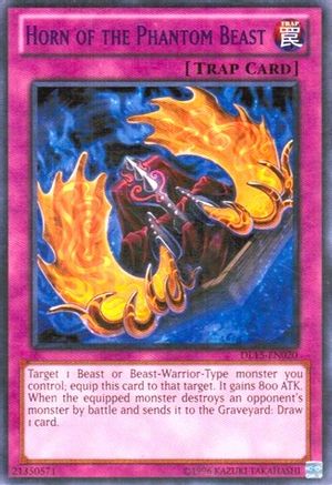 Image of Horn of the Phantom Beast (Purple) (DL15-EN020) - Duelist League Promo Unlimited