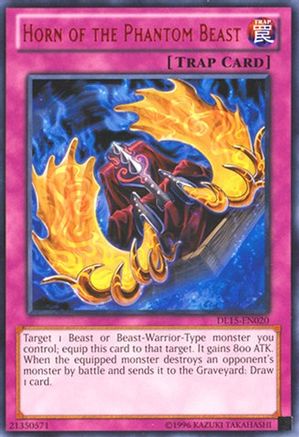 Image of Horn of the Phantom Beast (Red) (DL15-EN020) - Duelist League Promo Unlimited