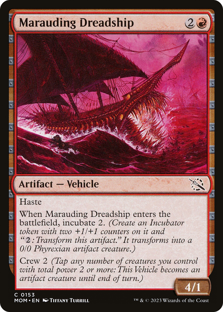 Image of Marauding Dreadship (MOM-153) - March of the Machine