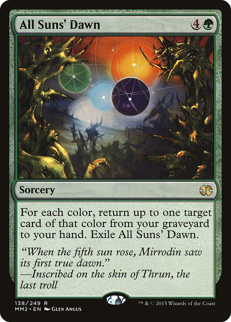 Image of All Suns' Dawn (MM2-138) - Modern Masters 2015 Foil