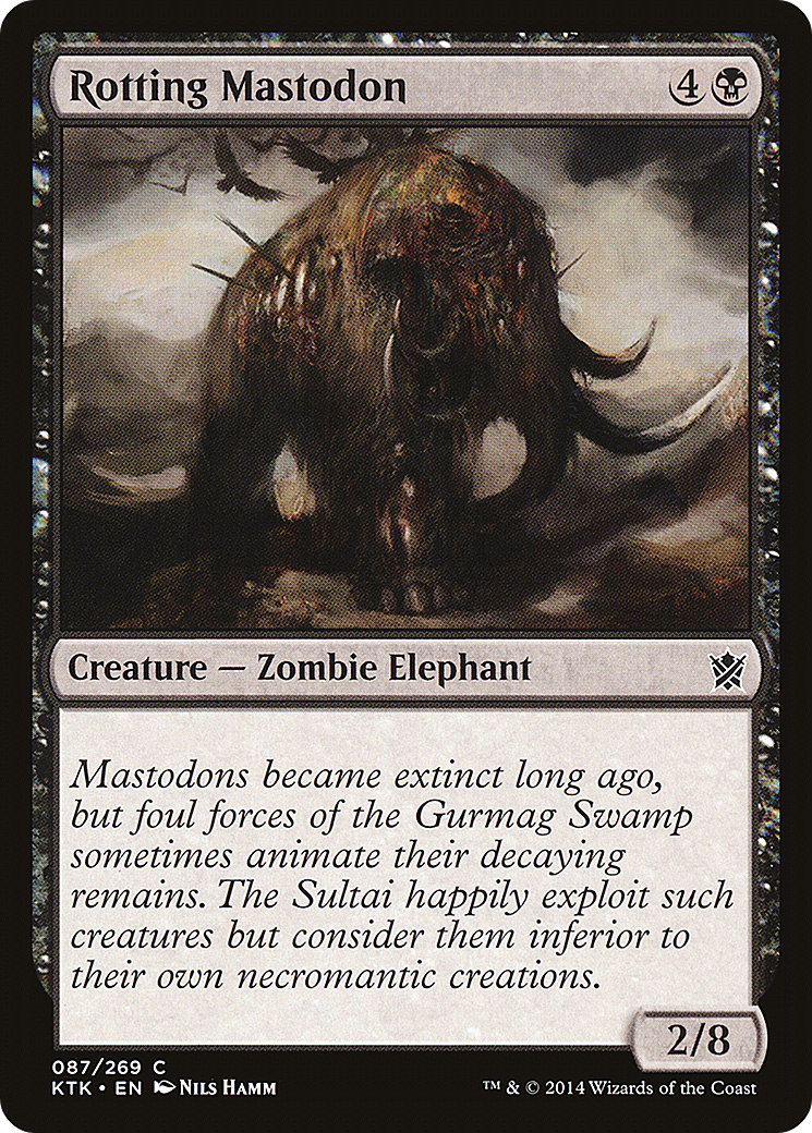 Image of Rotting Mastodon (KTK-087) - Khans of Tarkir