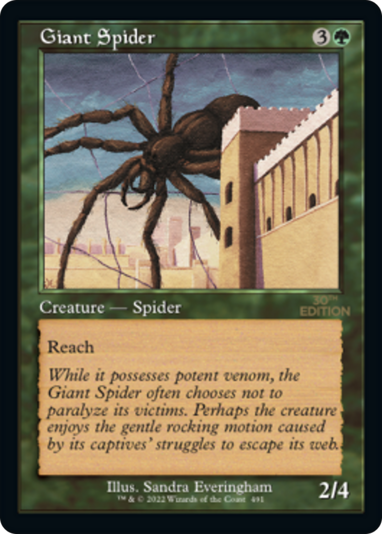 Image of Giant Spider (Retro Frame) (30A-491) - 30th Anniversary Edition