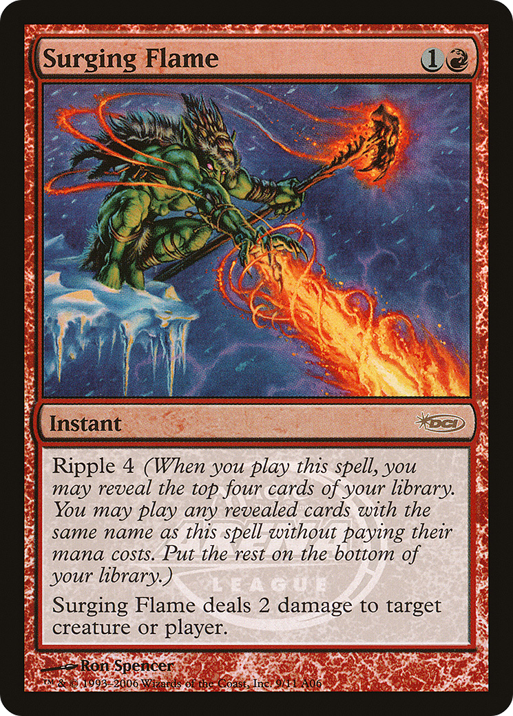 Image of Surging Flame (ARENA-) - Arena League 2006 Foil