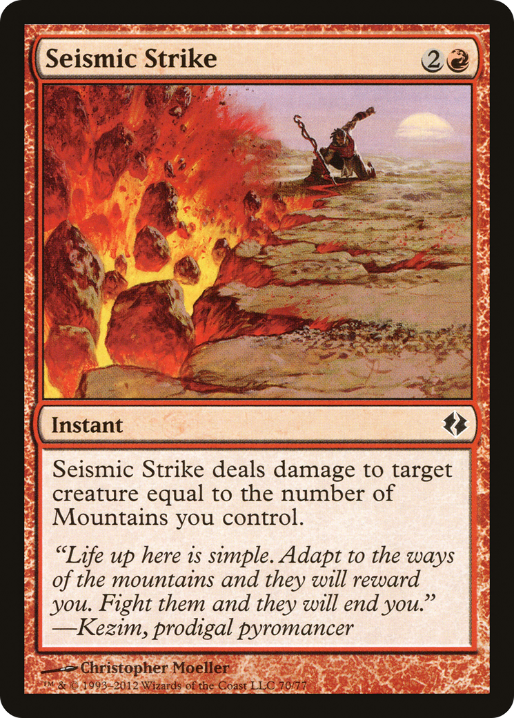 Image of Seismic Strike (DDI-070) - Duel Decks: Venser vs. Koth