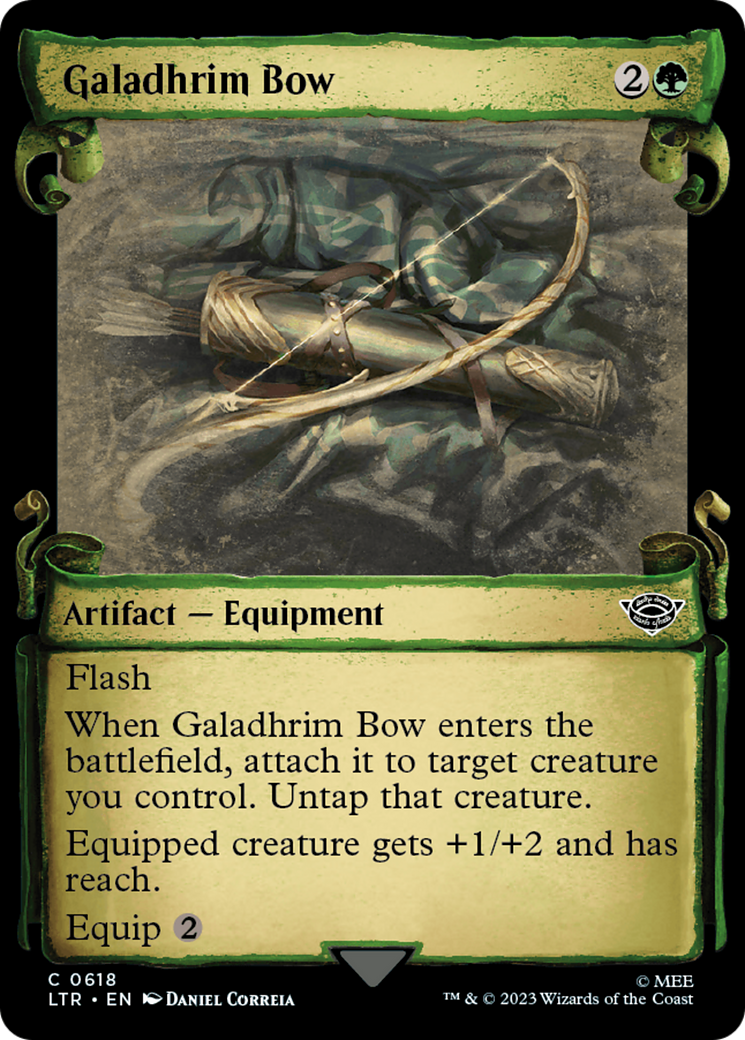 Image of Galadhrim Bow (Showcase Scrolls) (LTR-618) - The Lord of the Rings: Tales of Middle-earth: (Showcase)