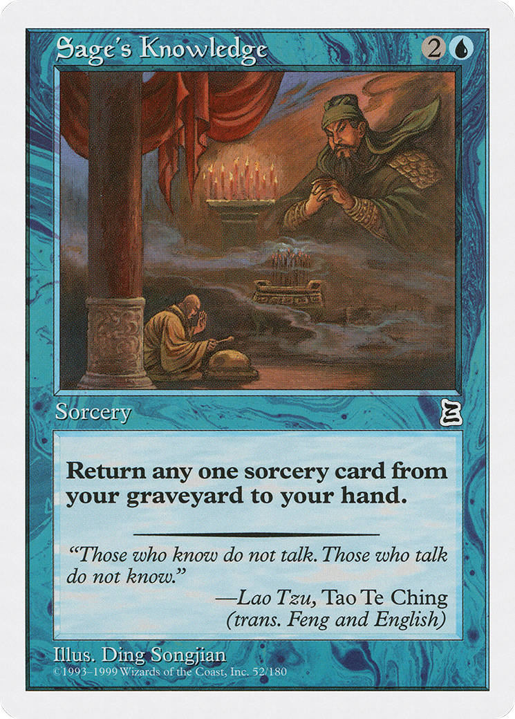 Image of Sage's Knowledge (PTK-052) - Portal Three Kingdoms