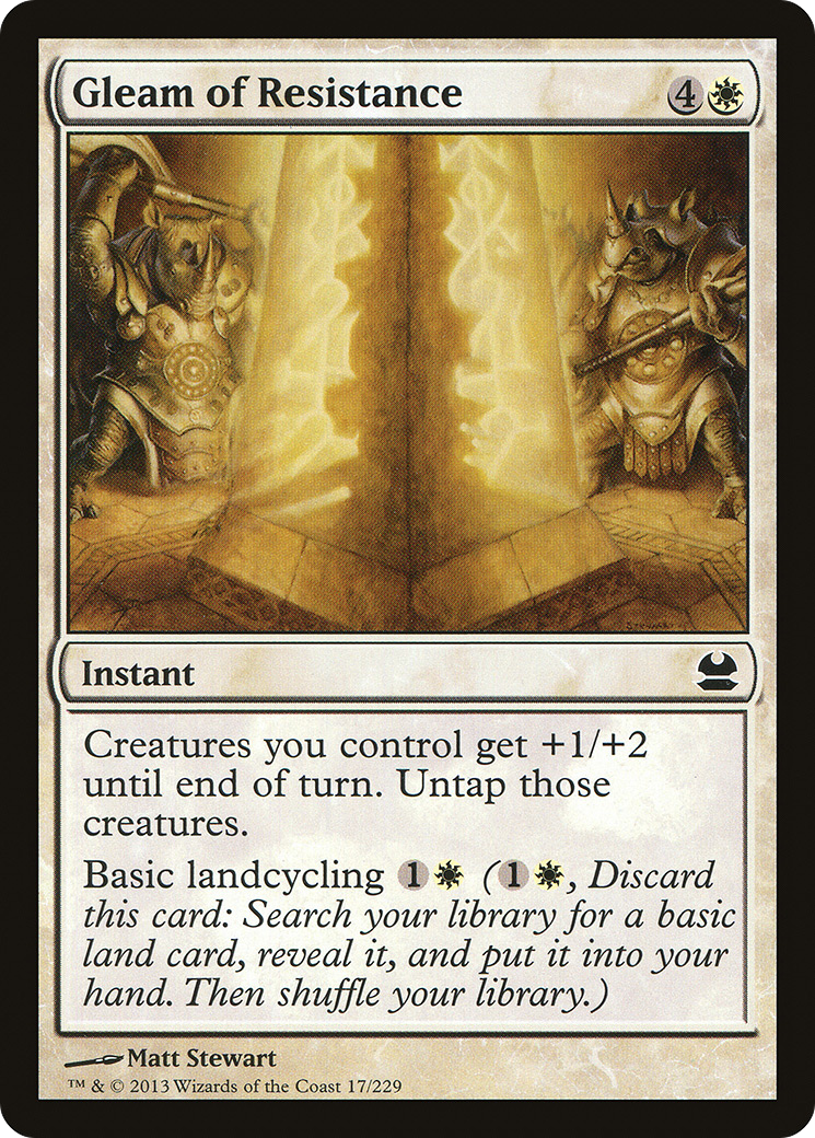 Image of Gleam of Resistance (MMA-017) - Modern Masters Foil