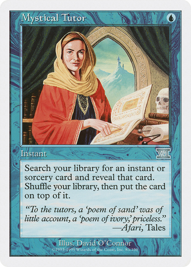 Image of Mystical Tutor (6ED-083) - Classic Sixth Edition