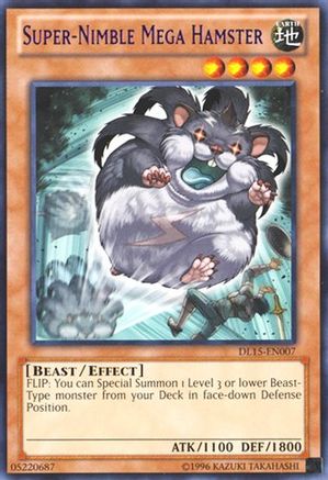 Image of Super-Nimble Mega Hamster (Purple) (DL15-EN007) - Duelist League Promo Unlimited