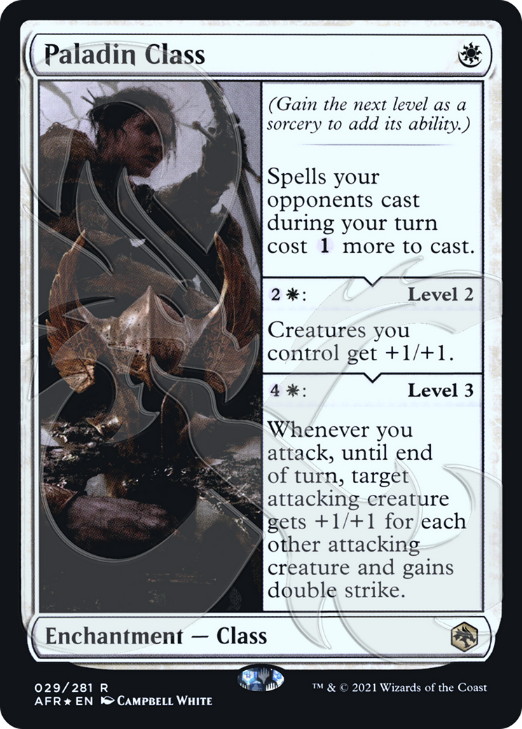 Image of Paladin Class (AFR&-029) - Adventures in the Forgotten Realms Promos Foil