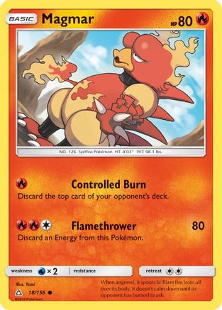 Image of Magmar 018  SM  Ultra Prism - Common
