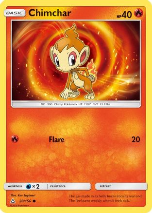 Image of Chimchar (20) 020/156  SM  Ultra Prism - Common