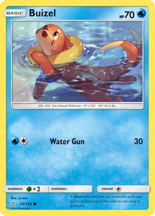 Image of Buizel 035/156  SM  Ultra Prism - Common