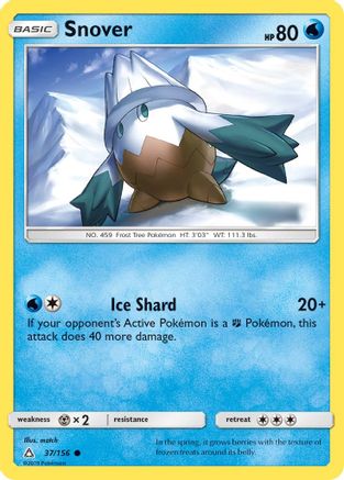 Image of Snover 037  SM  Ultra Prism - Common