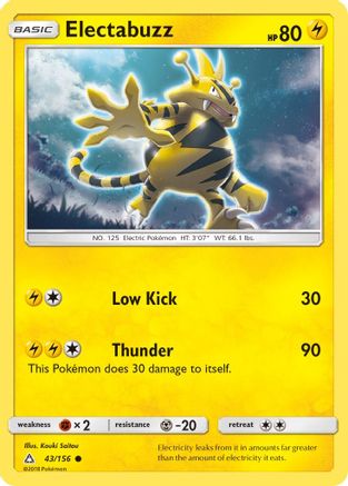Image of Electabuzz 043/156  SM  Ultra Prism - Common