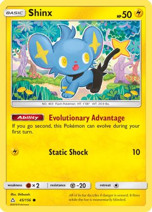 Image of Shinx (45) 045/156  SM  Ultra Prism - Common