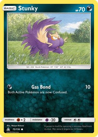 Image of Stunky 075  - Reverse Holofoil SM  Ultra Prism - Common