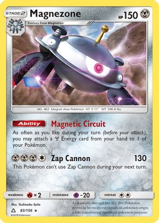 Image of Magnezone 083  - Holofoil SM  Ultra Prism - Holo Rare