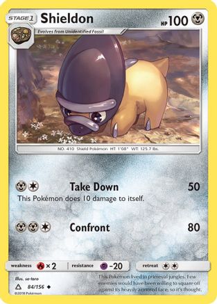 Image of Shieldon 084  SM  Ultra Prism - Uncommon