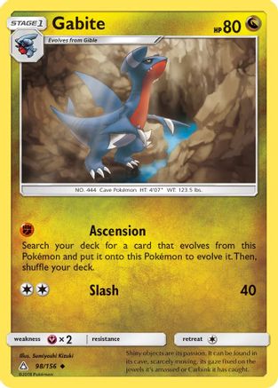 Image of Gabite 098/156  SM  Ultra Prism - Uncommon
