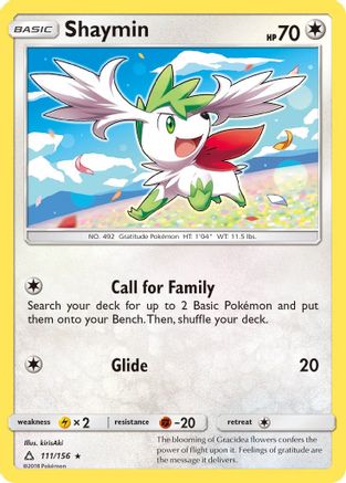 Image of Shaymin (111) 111  SM  Ultra Prism - Rare