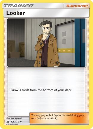 Image of Looker 126/156  - Reverse Holofoil SM  Ultra Prism - Uncommon