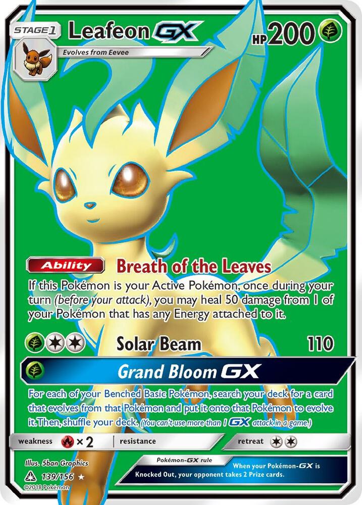 Leafeon GX (Full Art) - SM - Ultra Prism (SM05)