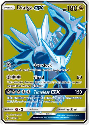 Image of Dialga GX (Full Art) 146  - Holofoil SM  Ultra Prism - Ultra Rare