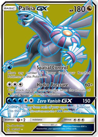 Image of Palkia GX (Full Art) 147  - Holofoil SM  Ultra Prism - Ultra Rare