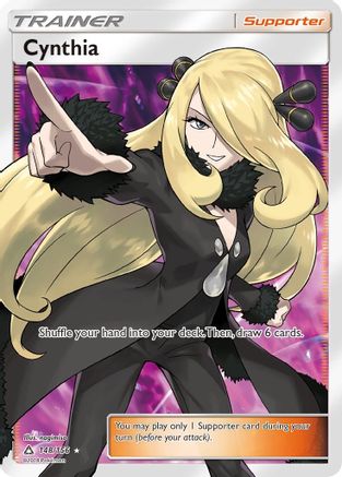 Image of Cynthia (Full Art) 148  - Holofoil SM  Ultra Prism - Ultra Rare