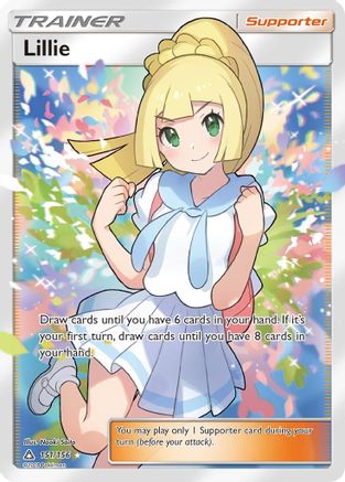 Image of Lillie (Full Art) 151/156  - Holofoil SM  Ultra Prism - Ultra Rare