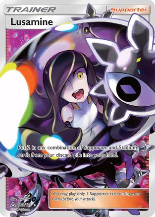 Image of Lusamine (Full Art) 153  - Holofoil SM  Ultra Prism - Ultra Rare